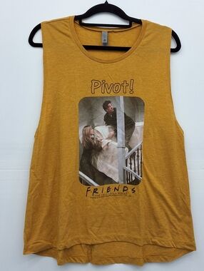 FRIENDS Pivot! TV Show Women's Graphic Muscle Tank Top, Size XXL, New
